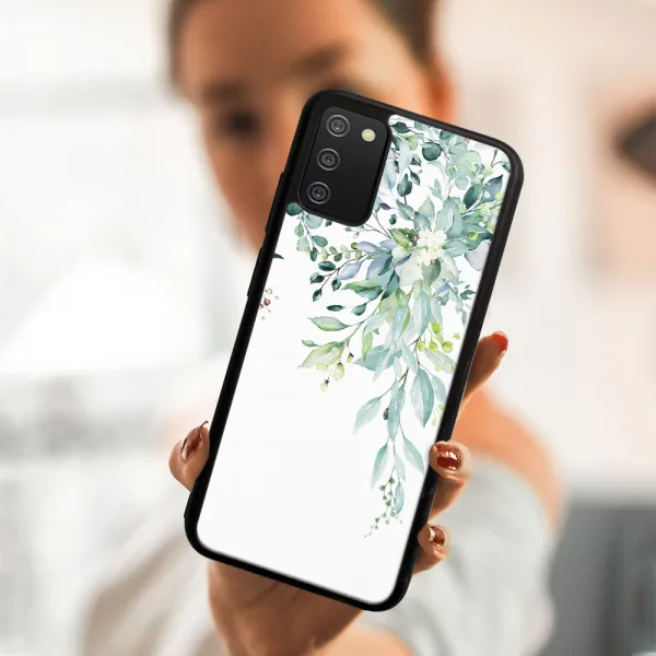 MY ART Ochranný obal Samsung Galaxy A02s -GREENERY (155)