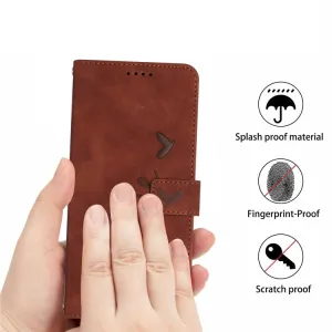 ART SMILE Peňaženkový kryt so šnúrkou Tecno Camon 18 Premier hnedý