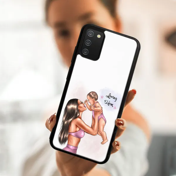 MY ART Ochranný obal Samsung Galaxy A02s-LOVING MOM (115)