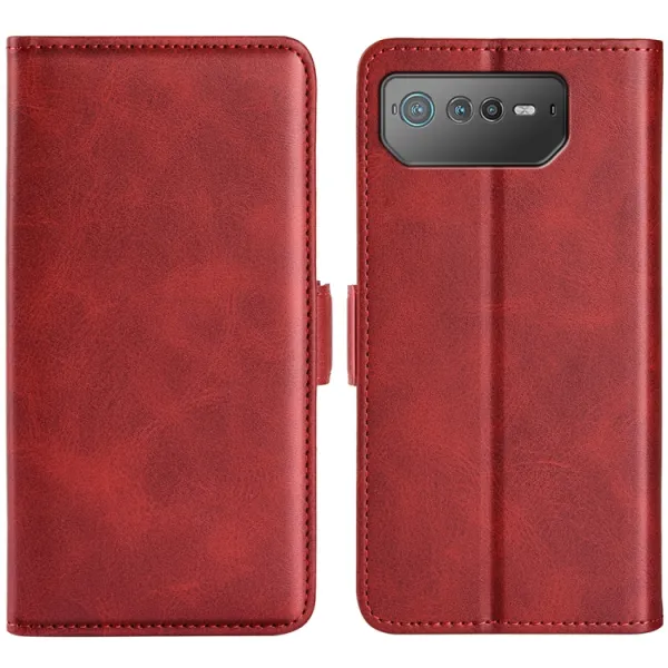SIDE Peňaženkové puzdro pre Asus Rog Phone 6 červené