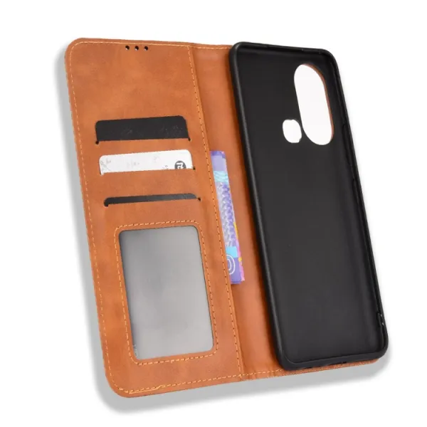 BUSINESS Peňaženkový kryt pre Infinix Hot 11S / Hot 11S NFC hnedý