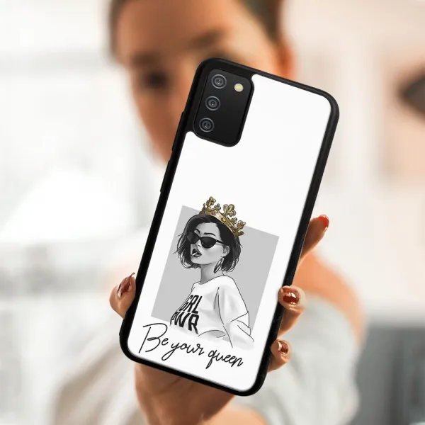 MY ART Ochranný obal Samsung Galaxy A02s -QUEEN (139)