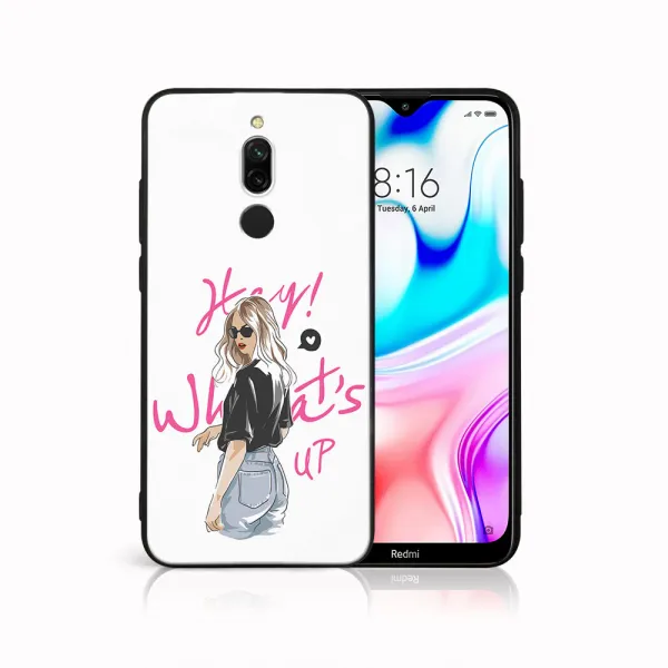 MY ART Ochranný obal Xiaomi Redmi 8 -WHATSUP (132)