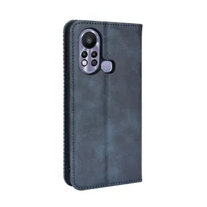BUSINESS Peňaženkový kryt pre Infinix Hot 11S / Hot 11S NFC modrý