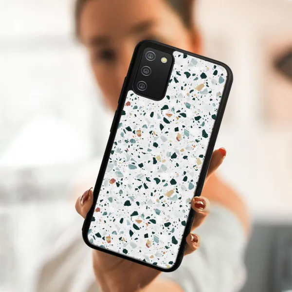MY ART Ochranný obal Samsung Galaxy A02s -GREY TERRAZZO (163)