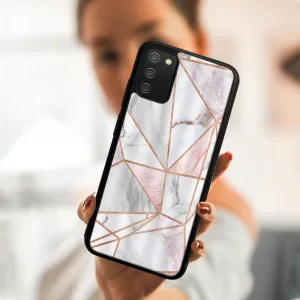 MY ART Ochranný obal Samsung Galaxy A02s -PINK MARBLE (143)