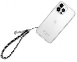 GUESS CHAIN Prívesok na mobil čierny