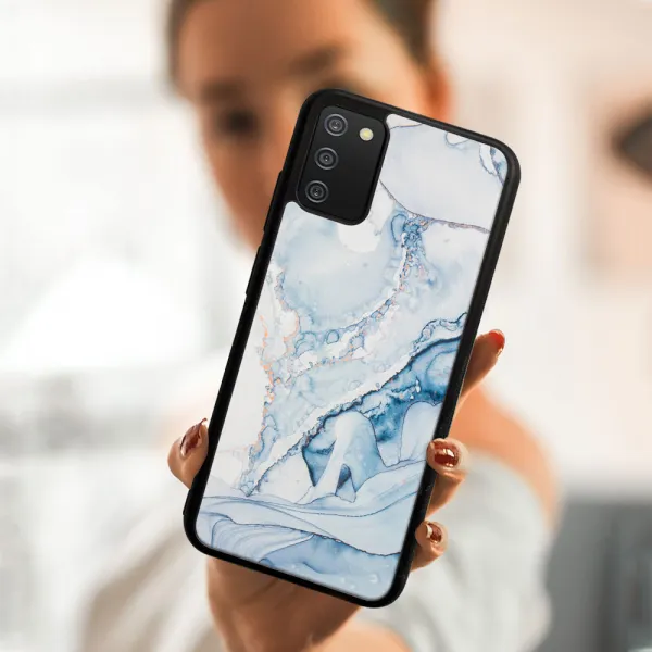MY ART Ochranný obal Samsung Galaxy A02s -LIGHT BLUE (149)