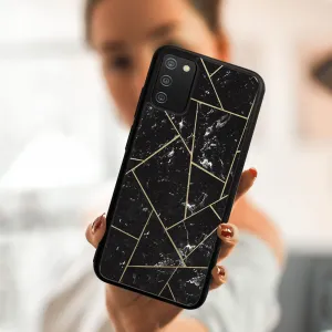 MY ART Ochranný obal Samsung Galaxy A02s -POLYGONAL (150)