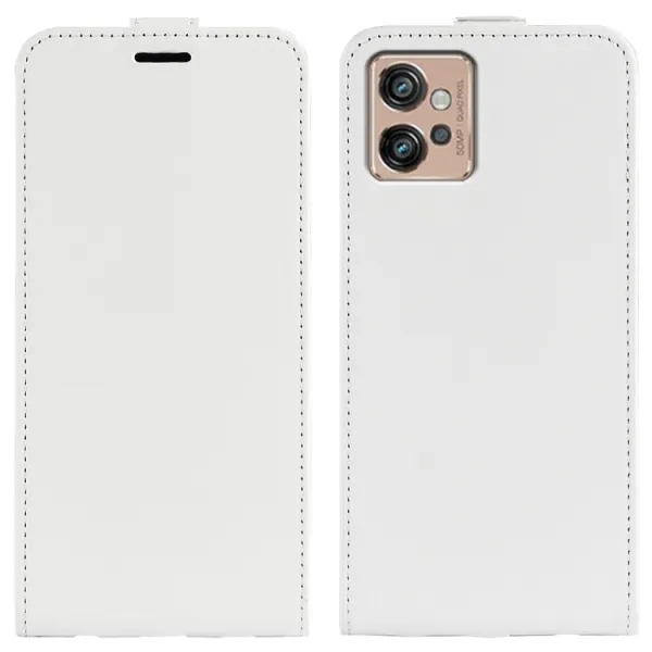 Vyklápacie puzdro Motorola Moto G32 biele