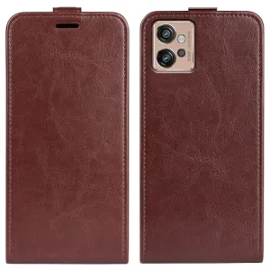 Vyklápacie puzdro Motorola Moto G32 hnedé