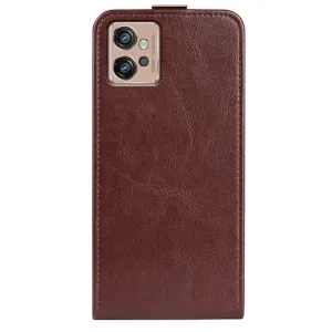 Vyklápacie puzdro Motorola Moto G32 hnedé