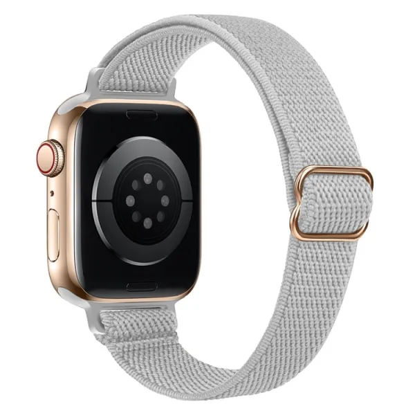 SLIM Remienok Apple Watch Ultra 1 / 2 / 3 (49mm) / 9 / 8 / 7 (45mm) / 6 / SE / 5 / 4 (44mm) / 3 / 2 / 1 (42mm) šedý