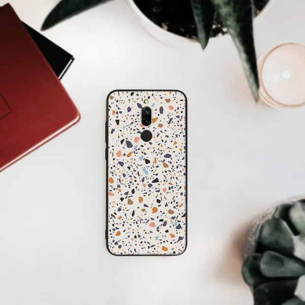 MY ART Ochranný obal Xiaomi Redmi 8 -BEIGE TERRAZZO (162)