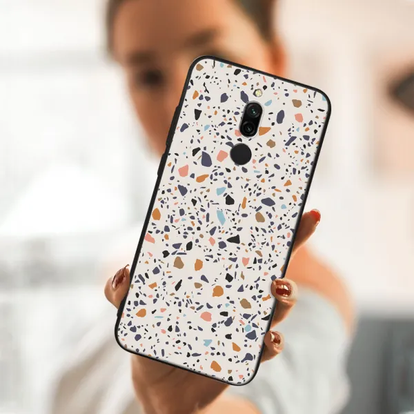 MY ART Ochranný obal Xiaomi Redmi 8 -BEIGE TERRAZZO (162)