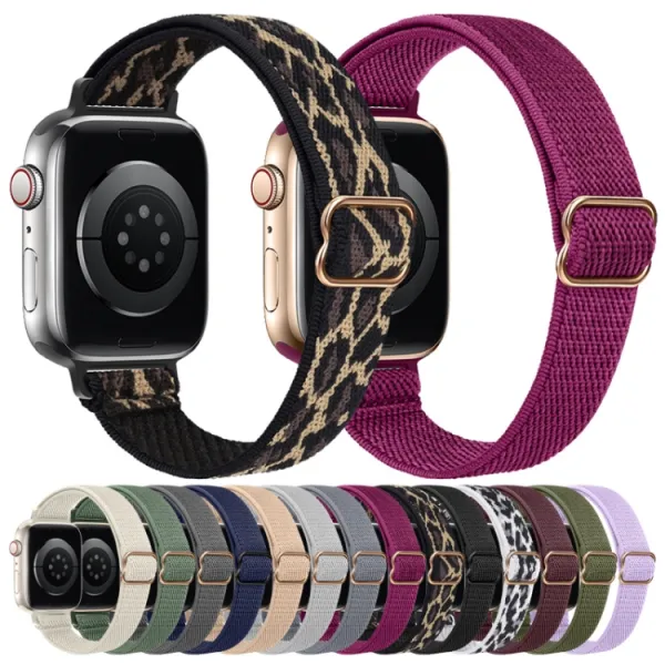 SLIM Remienok Apple Watch Ultra 1 / 2 / 3 (49mm) / 9 / 8 / 7 (45mm) / 6 / SE / 5 / 4 (44mm) / 3 / 2 / 1 (42mm) bordový