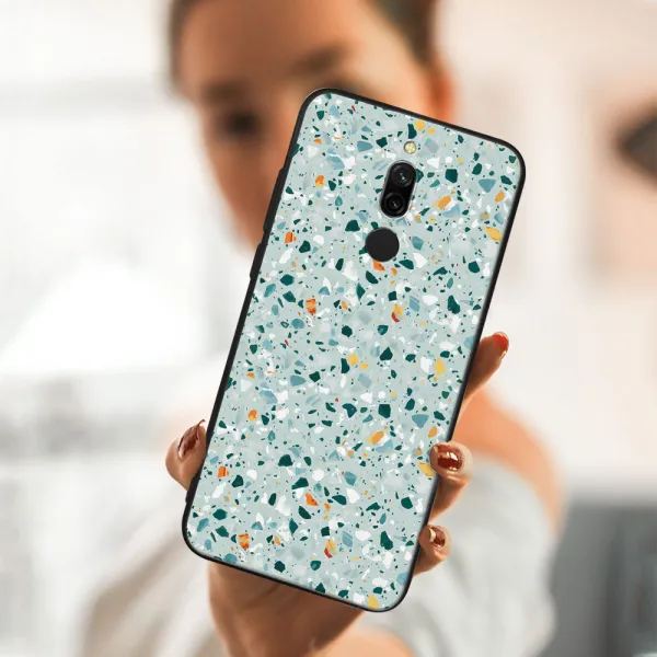 MY ART Ochranný obal Xiaomi Redmi 8 -BLUE TERRAZZO (164)