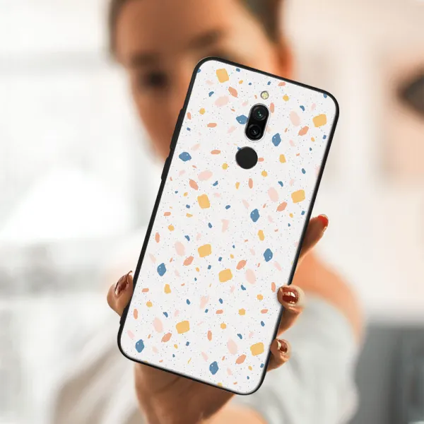 MY ART Ochranný obal Xiaomi Redmi 8 -ORANGE TERRAZZO (165)