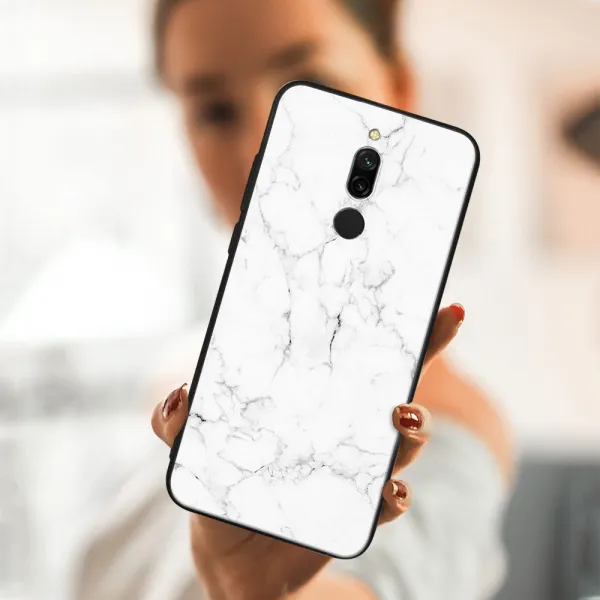 MY ART Ochranný obal Xiaomi Redmi 8 -WHITE MARBLE (144)