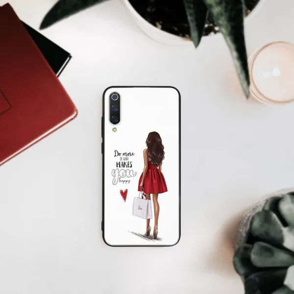 MY ART Ochranný obal Xiaomi Mi 9 SE -RED DRESS (137)