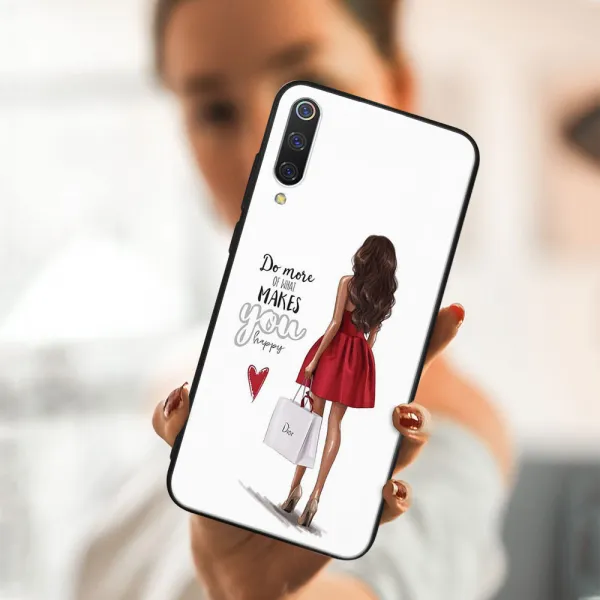 MY ART Ochranný obal Xiaomi Mi 9 SE -RED DRESS (137)
