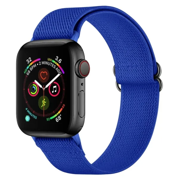 NYLON Remienok pre Apple Watch Ultra 1 / 2 / 3 (49mm) / 9 / 8 / 7 (45mm) modrý