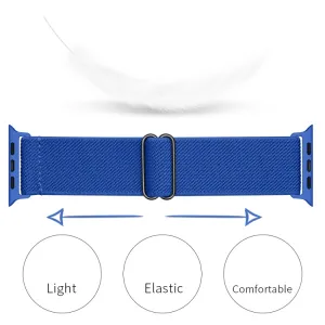 NYLON Remienok pre Apple Watch Ultra 1 / 2 / 3 (49mm) / 9 / 8 / 7 (45mm) modrý