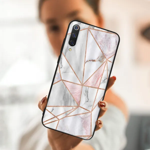 MY ART Ochranný obal Xiaomi Mi 9 SE -PINK MARBLE (143)