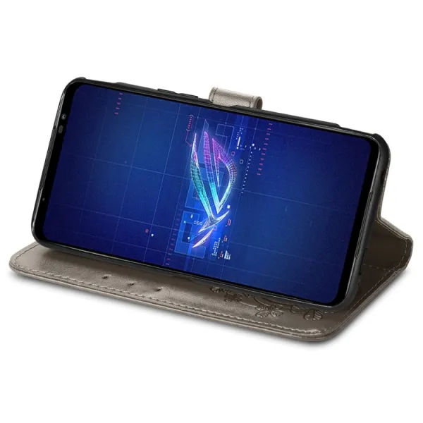 ART FLOWERS Peňaženkový kryt Asus Rog Phone 6 šedý