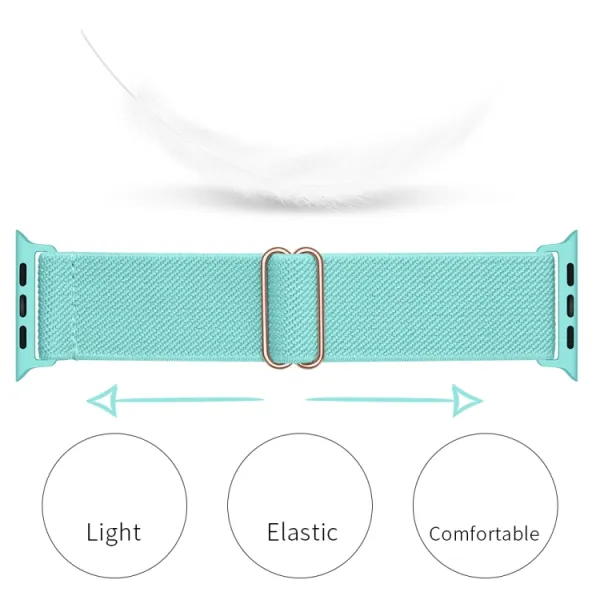 NYLON Remienok pre Apple Watch Ultra 1 / 2 / 3 (49mm) / 9 / 8 / 7 (45mm) zelený