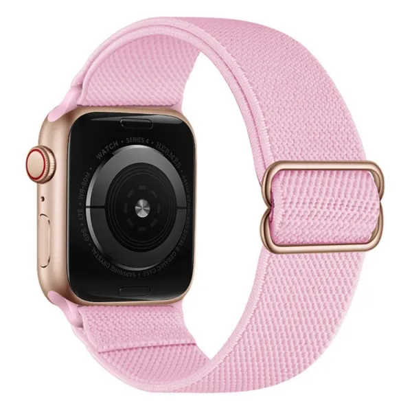 NYLON Remienok pre Apple Watch Ultra 1 / 2 / 3 (49mm) / 9 / 8 / 7 (45mm) ružový