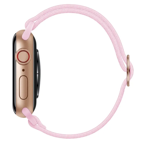 NYLON Remienok pre Apple Watch Ultra 1 / 2 / 3 (49mm) / 9 / 8 / 7 (45mm) ružový