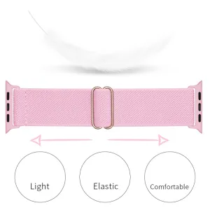 NYLON Remienok pre Apple Watch Ultra 1 / 2 / 3 (49mm) / 9 / 8 / 7 (45mm) ružový