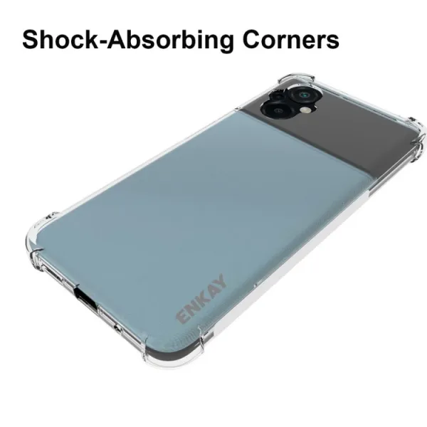 ENKAY AIRBAG Extra odolný kryt Xiaomi Poco M5 priehľadný