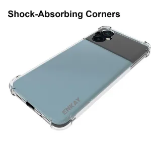 ENKAY AIRBAG Extra odolný kryt Xiaomi Poco M5 priehľadný