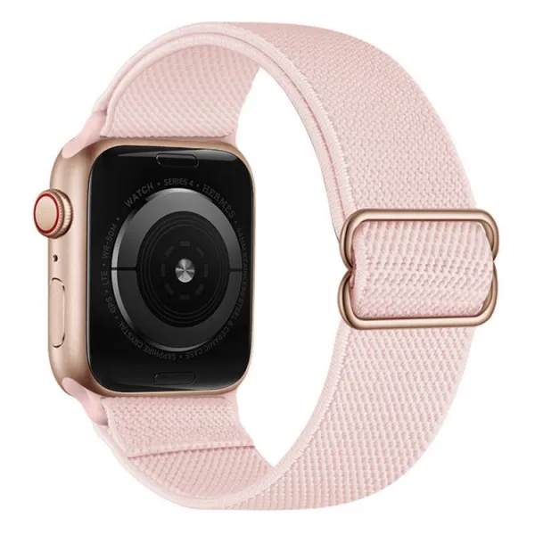 NYLON Remienok pre Apple Watch Ultra 1 / 2 / 3 (49mm) / 9 / 8 / 7 (45mm) svetloružový