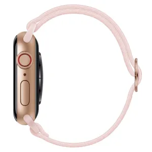 NYLON Remienok pre Apple Watch Ultra 1 / 2 / 3 (49mm) / 9 / 8 / 7 (45mm) svetloružový