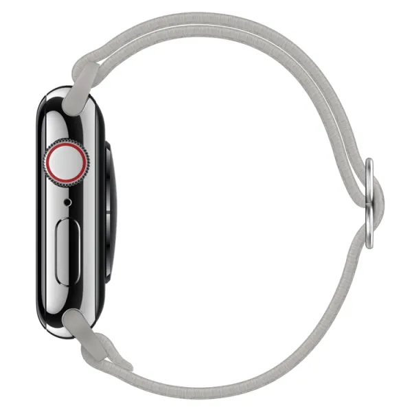 NYLON Remienok pre Apple Watch Ultra 1 / 2 / 3 (49mm) / 9 / 8 / 7 (45mm) šedý