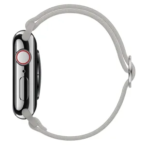 NYLON Remienok pre Apple Watch Ultra 1 / 2 / 3 (49mm) / 9 / 8 / 7 (45mm) šedý