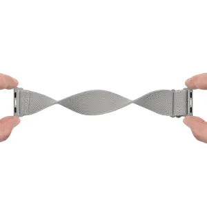 NYLON Remienok pre Apple Watch Ultra 1 / 2 / 3 (49mm) / 9 / 8 / 7 (45mm) šedý