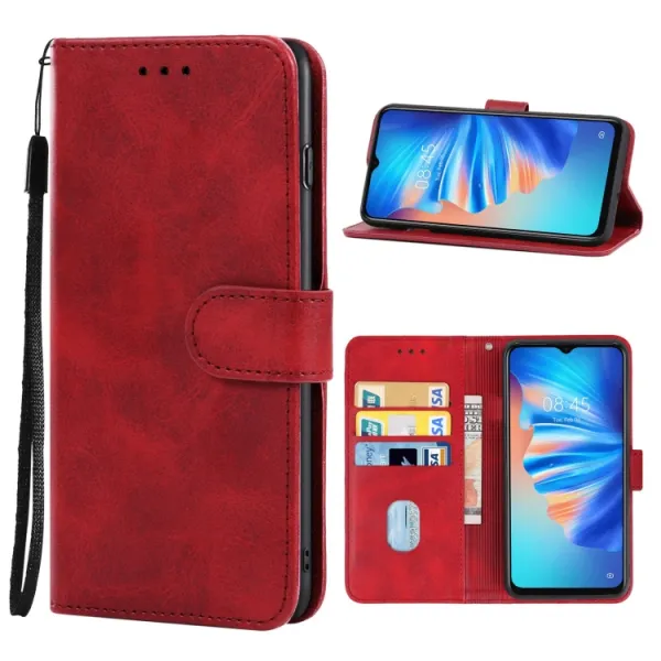 SMOOTH Peňaženkové puzdro pre Tecno Spark 8T červený