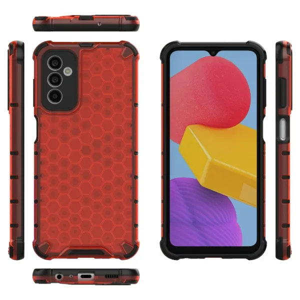 HONEYCOMB Ochranný kryt Samsung Galaxy A13 5G červený