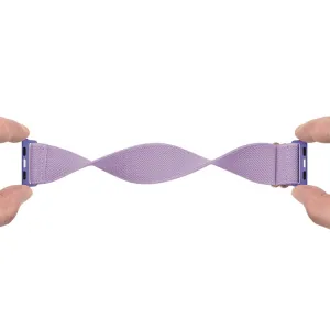 NYLON Remienok pre Apple Watch Ultra 1 / 2 / 3 (49mm) / 9 / 8 / 7 (45mm) fialový