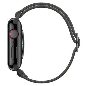 NYLON Remienok pre Apple Watch Ultra 1 / 2 / 3 (49mm) / 9 / 8 / 7 (45mm) tmavošedý