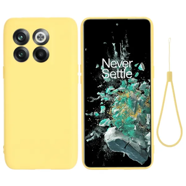 RUBBER Ochranný kryt pre OnePlus 10T 5G žltý