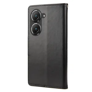 ART FLORAL Peňaženkový kryt Asus Zenfone 9 čierny