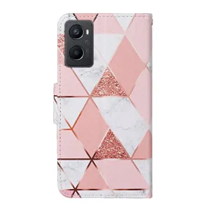 ART Peňaženkový kryt Oppo A96 PINK MARBLE