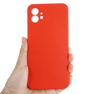 RUBBER Ochranný kryt pre Nothing Phone 1 červený