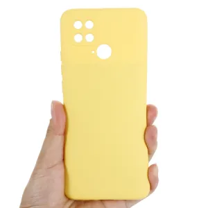 RUBBER Ochranný kryt pre Xiaomi Poco C40 žltý
