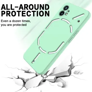 RUBBER Ochranný kryt pre Nothing Phone 1 zelený